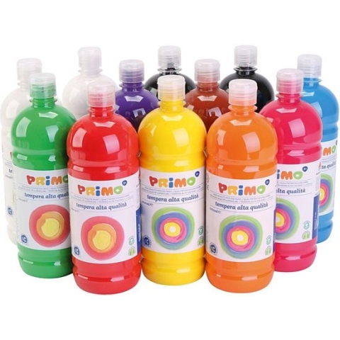 Verf - Diverse Kleuren- Matt - PRIMO - 12x1000 ml