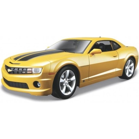 Maisto CHEVROLET CAMARO SS RS 2010 geel/zwart modelauto schaalmodel 1:18