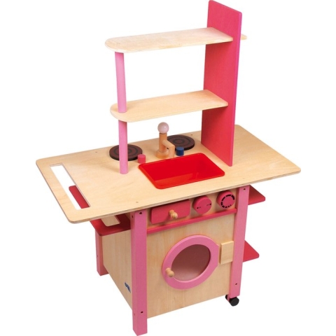 Base Toys Kinderkeuken Alles in 1 Roze - Hout