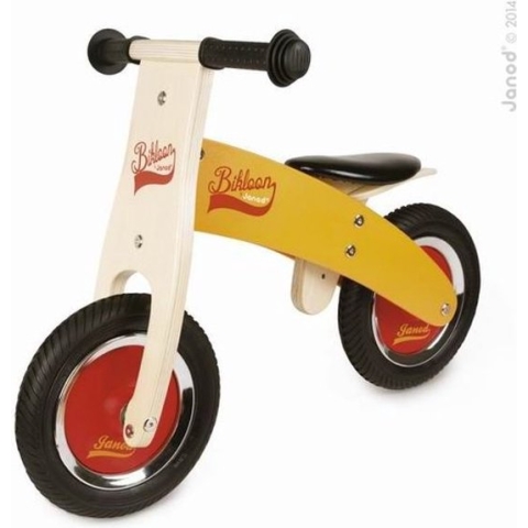 Janod Loopfiets Bikloon klein -oranje en rood