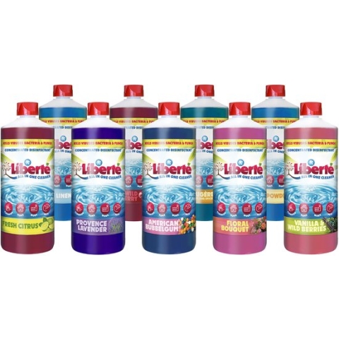 All in One Cleaner 11x 1L Assorti - Desinfectie - Dieren - Huis - Auto - Kantoor - Schoonmaakmiddel