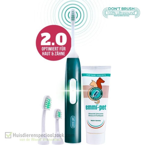 Emmi pet-2.0-Ultrasone-hondentandenborstel-basisset