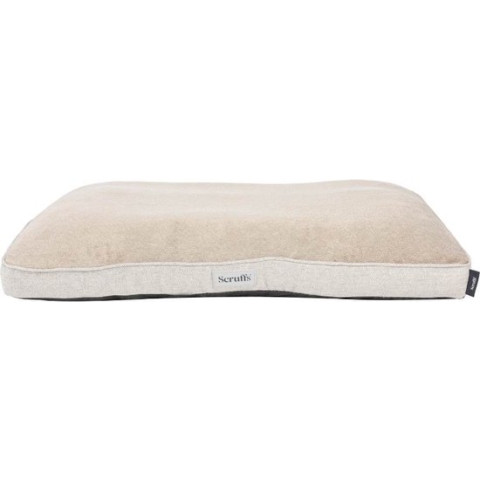 Scruffs Harvard Hondenkussen - Orthopedisch Matras - Memory Foam - Pearl Grey - XL - 120 x 75 cm