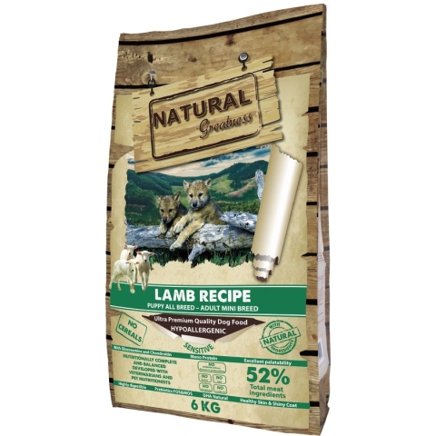 Natural Greatness Lamb Recipe - Sensitive Mini - hypoallergeen