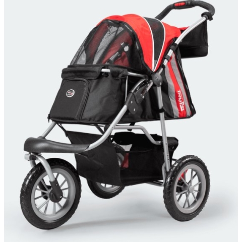 InnoPet Comfort EFA ECO - Hondenbuggy - Rood/Zwart - 87x50x102cm
