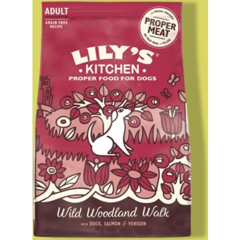 Lily's kitchen dog adult duck / salmon / venison - 12 KG