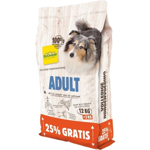 Vitastyle Adult Bonusbag - Hondenvoer - 12+3 kg