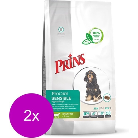 Prins Procare Sensible Hypoallergic - Hondenvoer - 2 x 12 kg Graanvrij