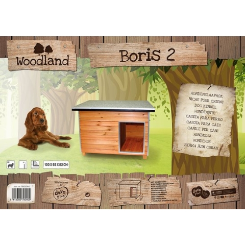 Duvo+ Hondenhok Boris 2 Classic - Bruin - 100 x 65 x 82cm
