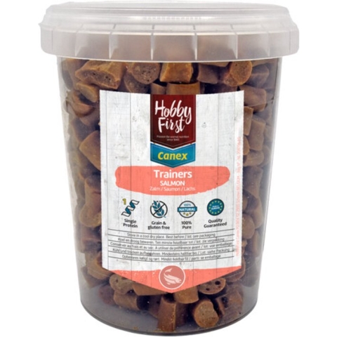 8x Hobby First Canex 100% Pure Trainers Zalm 250 gr
