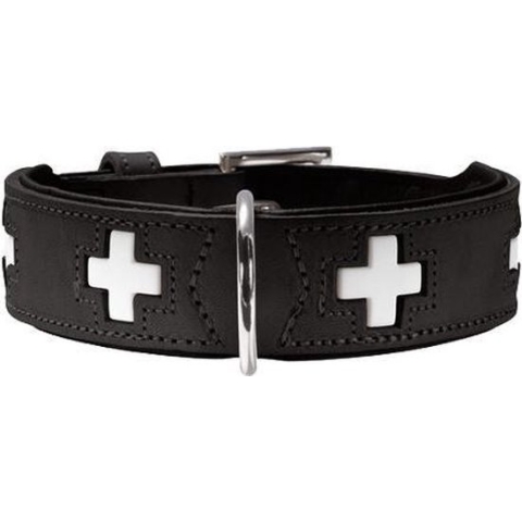 Hunter Halsband Swiss - Zwart - 47 cm