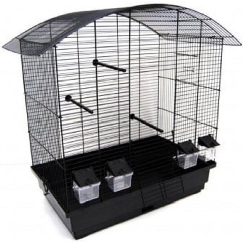 Vogelkooi - Voliere - Parkietenkooi - Vogelkooi binnen - Zwart