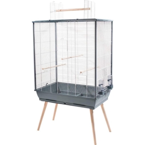Zolux vogelkooi neo jili grijs 81x48x132 cm