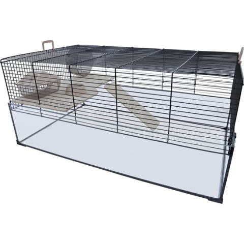 Interzoo hamsterkooi Vision 78 zwart