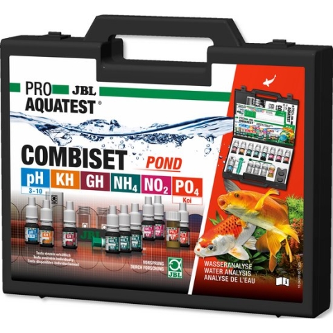 JBL Pro Aquatest Combiset Pond Watertest (pH, KH, GH, NH4, NO2, PO4)