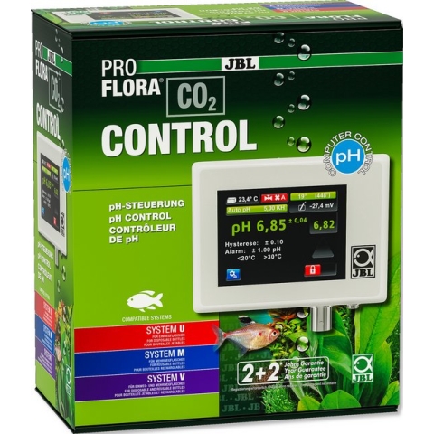JBL ProFlora CO2 Control Meet- en besturingscomputer voor een automatische toevoer van CO2 en pH aansturing