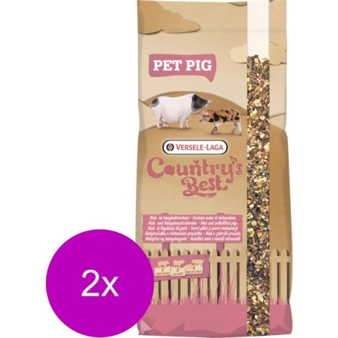 Versele-Laga Country's Best Pet Pig Muesli Hobbyvarkens - Erfdiervoer - 2 x 17 kg