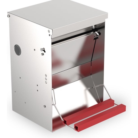 Duvoplus - Voersilo - Kip - Automatische Trapbak Gegalvaniseerd 6kg - 1st