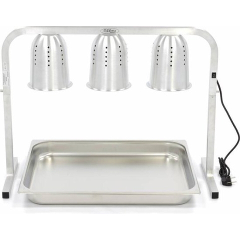Warmtebrug - 3 Lampen - incl. Lampen en 1x 1/1 GN Bak