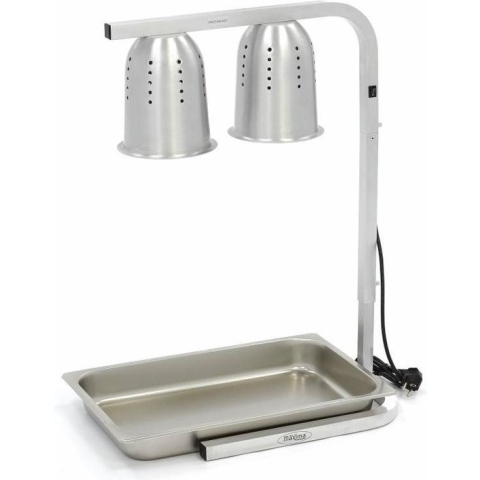 Warmtebrug - 2 Lampen - incl. Lampen en 1x 1/1 GN-Bak