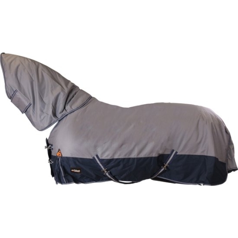 Epplejeck Combo Turnout 400gr - Winterdeken - Grijs/Blauw - mt. 185cm