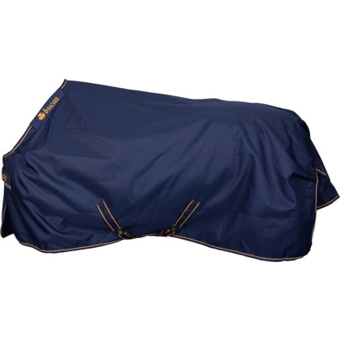 Bucas Irish Turnout 150grs - maat 135/183 - navy/gold