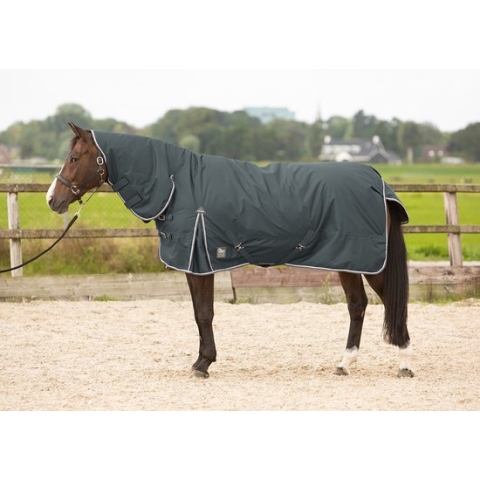 Harry's Horse Deken Thor Met Hals 200gr Grijs - 125/165
