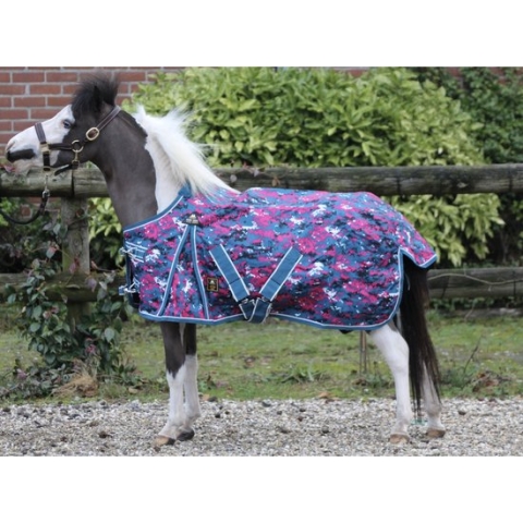 MHS Winterdeken Cubes 400 gram 150/185 cm Roze