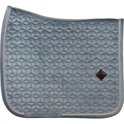 Kentucky Zadeldoek Velvet - Kleur: Light Blue - Optie: Full - Maat: Jumping