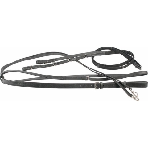 Harry's Horse Thiedeman teugel Black - Pony | Teugels paard
