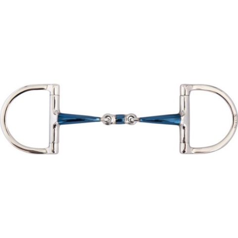 BR Dubbel gebroken D-Ring Sweet Iron - 12 - 5 cm - Maat 14 mm