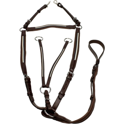 Epplejeck Borsttuig Rudimental Bruin - paard