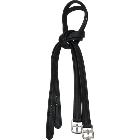 Horsegear Beugelriemen Hgluxe Soft Leather Zwart - 150