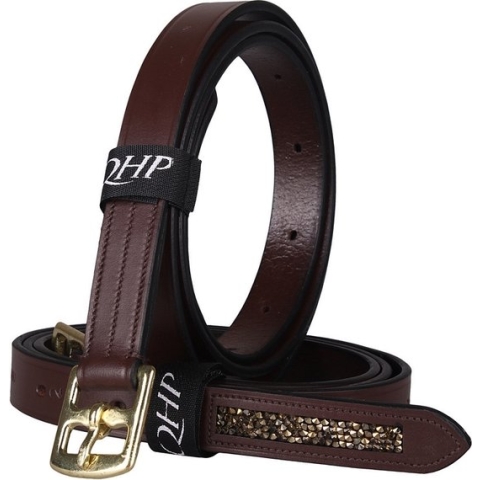 QHP Beugelriem Lupine - maat 150 - brown/beige