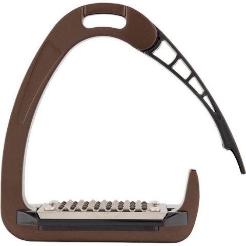 Acavallo stijgbeugels Arena Alupro - BROWN - 12cm