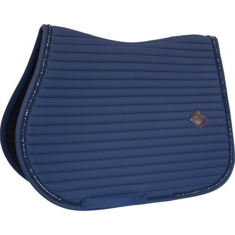 Kentucky Saddle Pad Pearls - Kleur: Navy - Optie: Jumping - Maat: Full