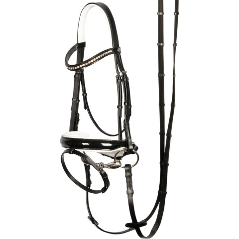 Harry's Horse Hoofdstel Chique COB Zwart