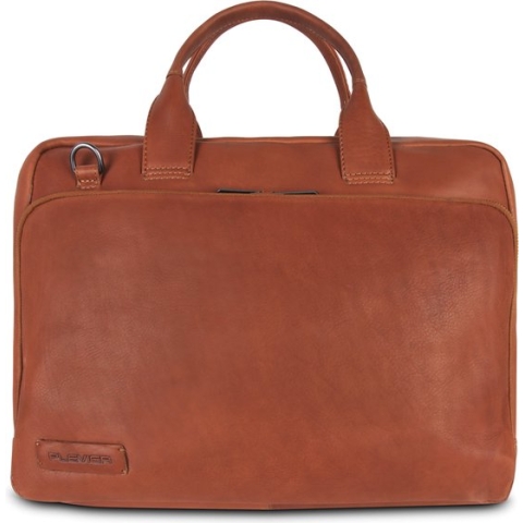 Plevier Shard laptoptas 15.6 inch cognac.