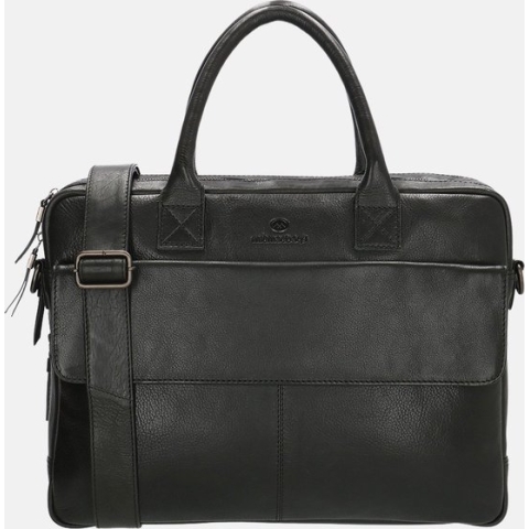 Micmacbags Porto Laptoptas 15,6 inch (38 cm) - Zwart