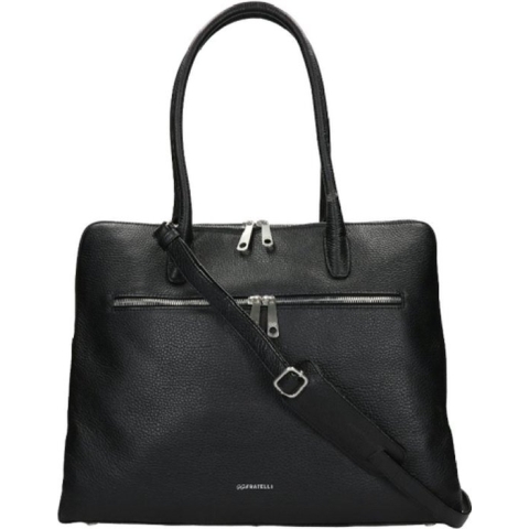 Gigi Fratelli Laptoptas / Werktas / Aktetas Dames - 15 inch - Leer - Romance - Zwart