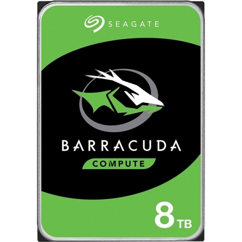 Seagate Barracuda ST8000DM004 - Vaste schijf - 8 TB - intern - 3.5 - SATA 6Gb/s -buffer: 256 MB
