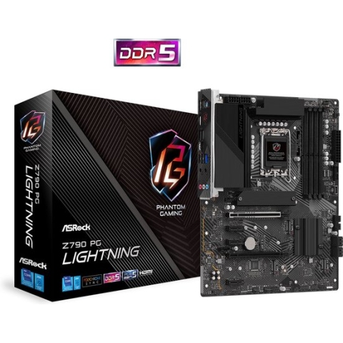ASROCK Z790 PG Lightning - Moederbord - ATX - Socket LGA1700 - Intel Z790 - DDR5