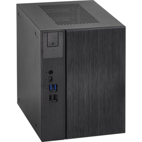 Asrock DeskMeet X300, 8L formaat PC, PC barebone, AMD X300, Socket AM4, DDR4-SDRAM, PCI Express, SATA III