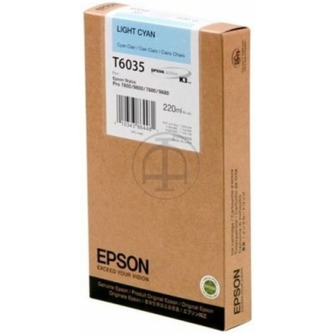 Epson T603500 - Fotocartridge / Licht Cyaan