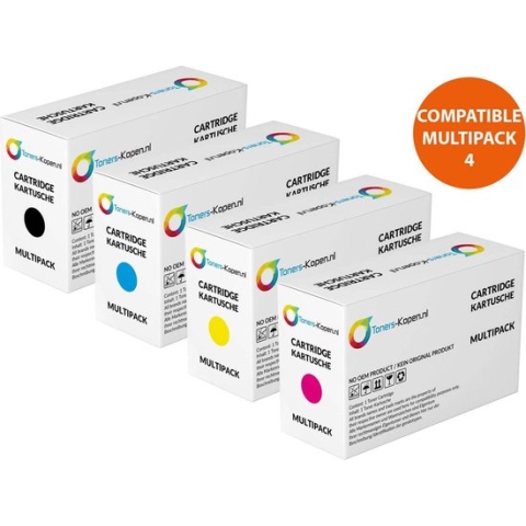 Set van 4x huismerk Toner voor Kyocera TK5270 M6230 M6630 P6230