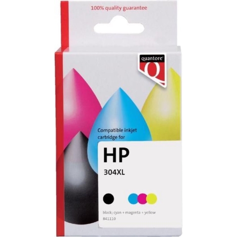 Inktcartridge Quantore alternatief tbv HP 304XL zwart + kleur HC