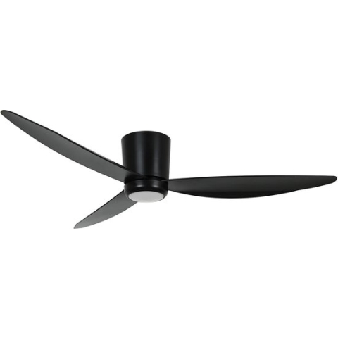 Beacon Array zwart plafondventilator 137 cm - DC Motor - Verlichting - Afstandsbediening