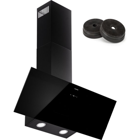 Laurel 90 afzuigkap 90 cm afvoer: 247 m³/h led touch