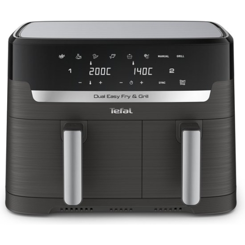 Tefal Dual Easy Fry & Grill EY905B - Heteluchtfriteuse - 2700W - 8,3L