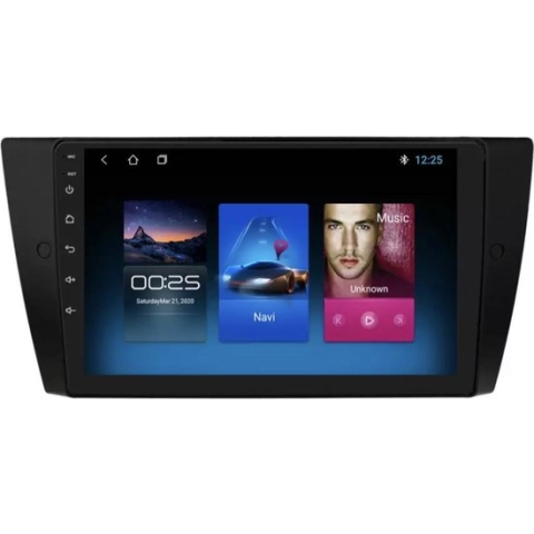 BMW 3 series E90 E91 E92 E93 2006-2012 Android 10 navigatie en multimediasysteem Bluetooth USB WiFi 1+16GB